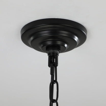 8 Lantern Tiered Chandeliers, Industrial Farmhouse Chandeliers